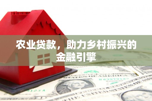 佳冬农业贷款，助力乡村振兴的金融引擎