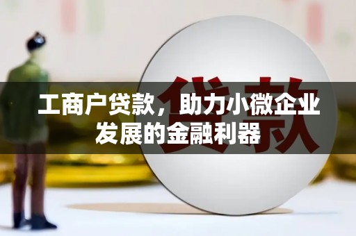 佳冬工商户贷款，助力小微企业发展的金融利器