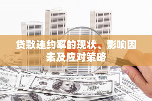 佳冬贷款违约率的现状、影响因素及应对策略