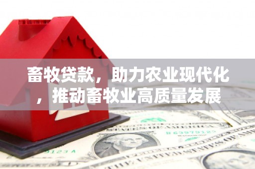 佳冬畜牧贷款，助力农业现代化，推动畜牧业高质量发展