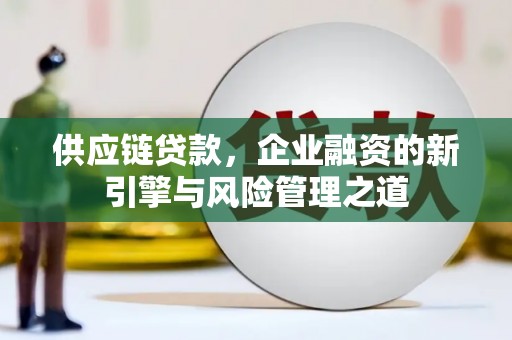 佳冬供应链贷款，企业融资的新引擎与风险管理之道