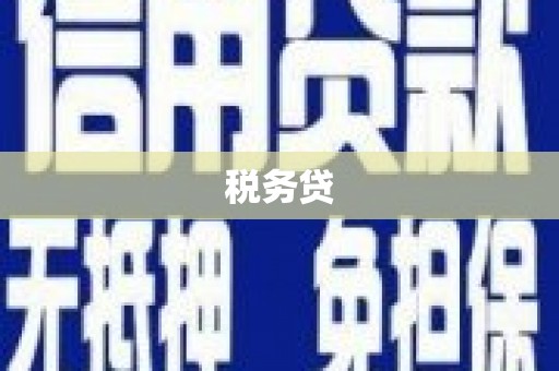 佳冬税务贷