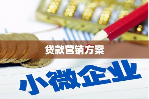佳冬贷款营销方案