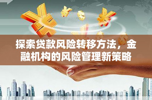 佳冬探索贷款风险转移方法，金融机构的风险管理新策略