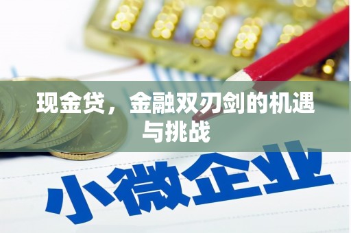 佳冬现金贷，金融双刃剑的机遇与挑战