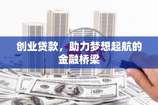 佳冬创业贷款，助力梦想起航的金融桥梁