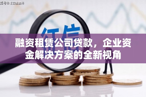 佳冬融资租赁公司贷款，企业资金解决方案的全新视角