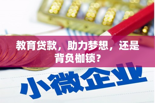佳冬教育贷款，助力梦想，还是背负枷锁？