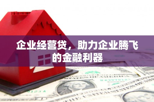佳冬企业经营贷，助力企业腾飞的金融利器