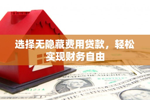 佳冬选择无隐藏费用贷款，轻松实现财务自由