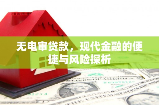 佳冬无电审贷款，现代金融的便捷与风险探析
