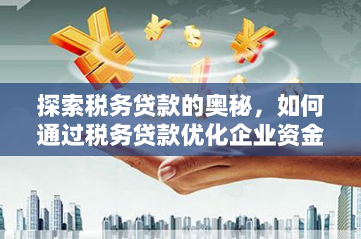 佳冬探索税务贷款的奥秘，如何通过税务贷款优化企业资金流