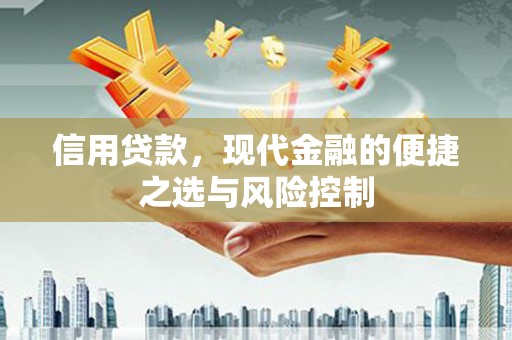 佳冬信用贷款，现代金融的便捷之选与风险控制