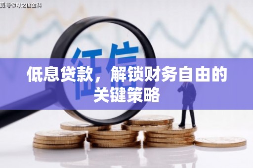 佳冬低息贷款，解锁财务自由的关键策略
