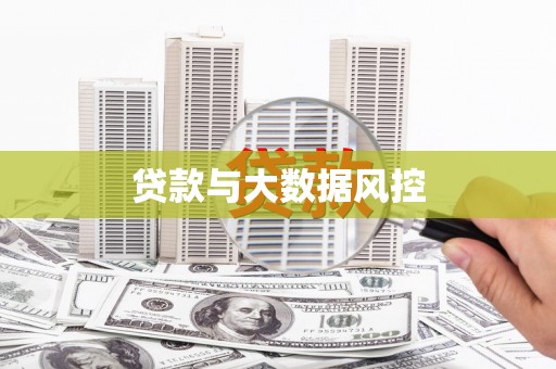 佳冬贷款与大数据风控