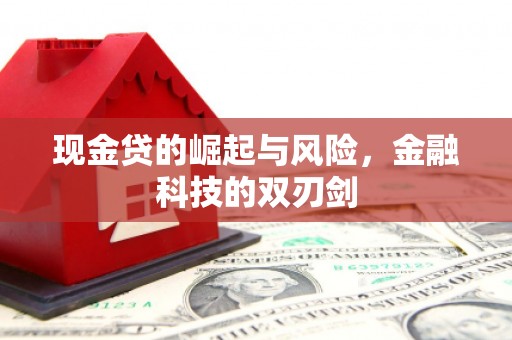 佳冬现金贷的崛起与风险，金融科技的双刃剑