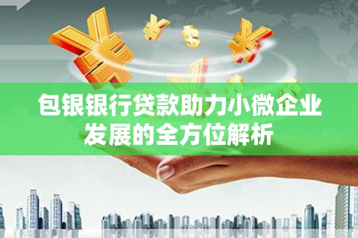 佳冬包银银行贷款助力小微企业发展的全方位解析