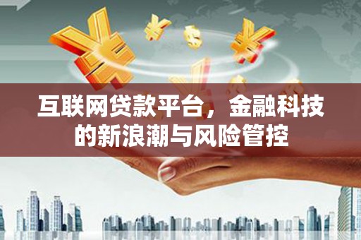 佳冬互联网贷款平台，金融科技的新浪潮与风险管控