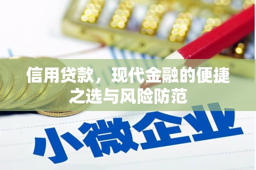 佳冬信用贷款，现代金融的便捷之选与风险防范