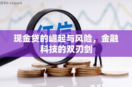 佳冬现金贷的崛起与风险，金融科技的双刃剑