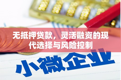 佳冬无抵押贷款，灵活融资的现代选择与风险控制