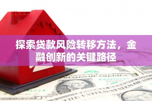 佳冬探索贷款风险转移方法，金融创新的关键路径