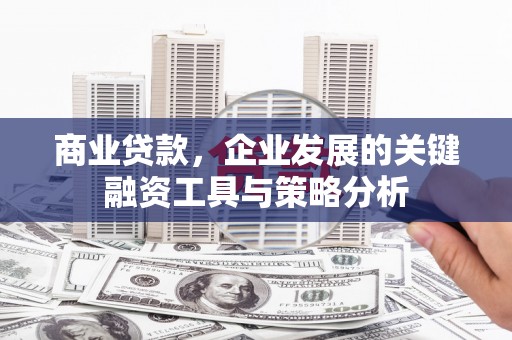 佳冬商业贷款，企业发展的关键融资工具与策略分析