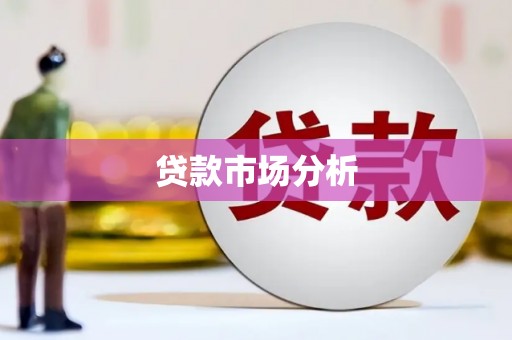 佳冬贷款市场分析