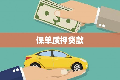 佳冬保单质押贷款