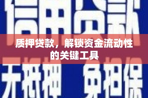 佳冬质押贷款，解锁资金流动性的关键工具