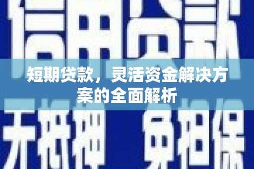 佳冬短期贷款，灵活资金解决方案的全面解析