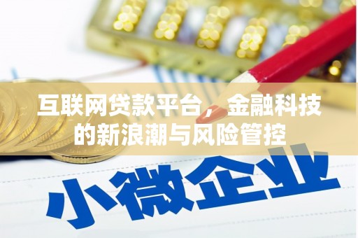 佳冬互联网贷款平台，金融科技的新浪潮与风险管控