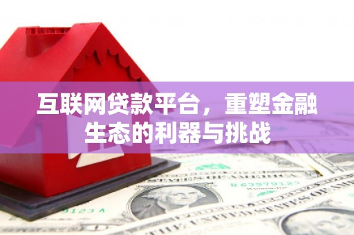 佳冬互联网贷款平台，重塑金融生态的利器与挑战
