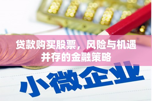 佳冬贷款购买股票，风险与机遇并存的金融策略