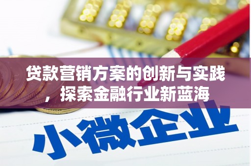 佳冬贷款营销方案的创新与实践，探索金融行业新蓝海