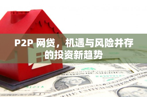 佳冬P2P 网贷，机遇与风险并存的投资新趋势