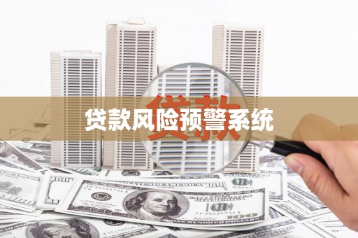 佳冬贷款风险预警系统
